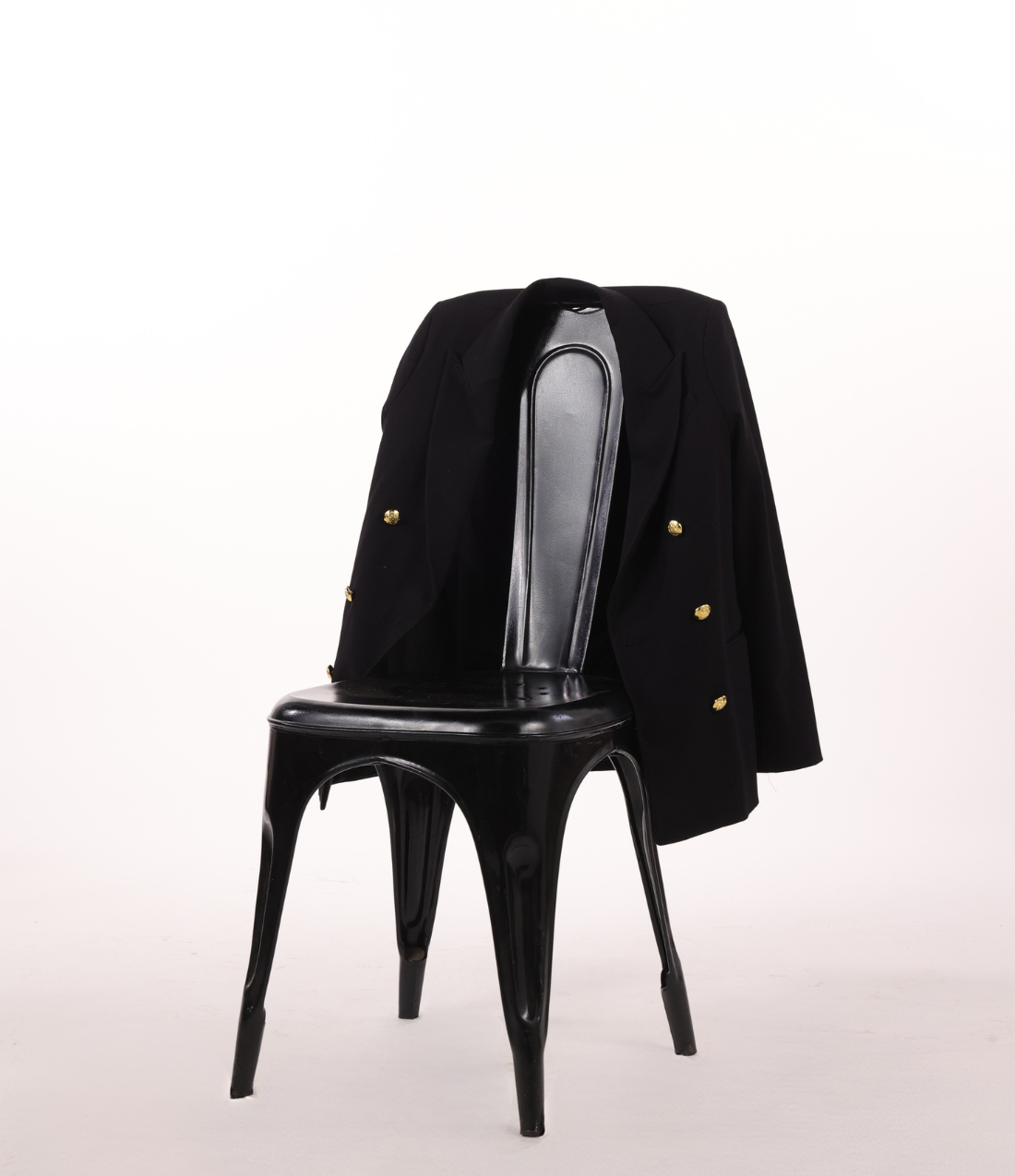 Blazer on a chair for a polished professional look